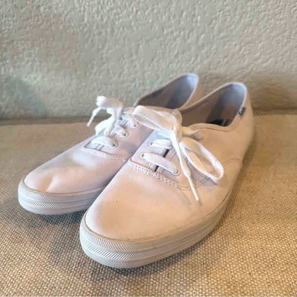 Keds Champion Original White Lace Up Sneakers - Picture 4 of 13